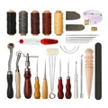 Kit complet outils cuir poinçon couture aiguille et fournitures – 1