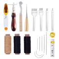 Kit complet outils cuir poinçon couture aiguille et fournitures – Couleur Set 3
