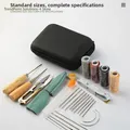 Kit couture cuir 28 à 32 pièces avec fil et aiguilles – 3
