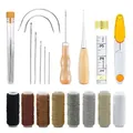 Kit couture cuir 30 ou 32 pièces réparation – Couleur 30PCS