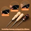 Kit couture cuir 48 pièces avec aiguilles et fil – 6