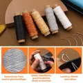 Kit couture cuir 48 pièces avec aiguilles et fil – 8