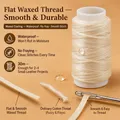 Kit couture cuir 7 pièces fil ciré aiguilles – 6