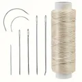 Kit couture cuir 7 pièces fil ciré aiguilles – Couleur Style 1