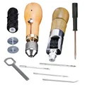 Kit couture cuir aiguille fil cire pour maroquinerie – 3