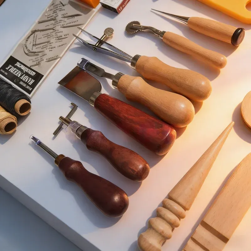 Kit couture cuir aiguilles fil outils pour chaussures et canapés