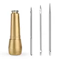 Kit couture cuir avec aiguille et fil pour réparation – Couleur Set 02