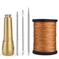 Kit couture cuir avec aiguille et fil pour réparation – Couleur Set 03