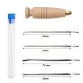 Kit couture cuir avec aiguille et fil pour réparation – Couleur Set 04