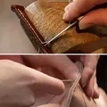 Kit couture cuir débutant avec fil ciré et aiguille – 4