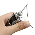 Kit couture cuir DIY avec fil ciré et aiguilles – 4