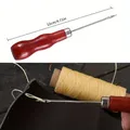 Kit couture cuir fil cire aiguilles pour débutant broderie – 4