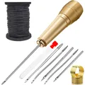 Kit couture cuir poignées cuivre pour réparation chaussures et tentes – Couleur SG0129-2