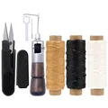 Kit couture cuir poinçon fil ciré aiguilles – Couleur B SET