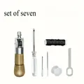 Kit couture cuir point noué 7 pièces pour réparation – 4