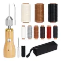 Kit couture cuir rapide 5 à 12 pièces fil cire poinçon – 1
