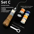 Kit couture cuir rapide pour réparation maroquinerie – Couleur Set C-6 thread