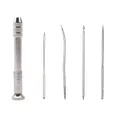 Kit d'aiguilles cuir avec poinçon et 4 aiguilles pour couture – 6