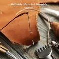Kit d'aiguilles cuir gros œil 9 à 18 pièces fil acier – 5