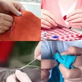 Kit d'aiguilles cuir gros œil 9 à 18 pièces fil acier – 6
