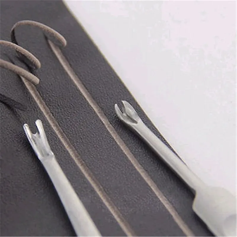 Kit de 2 outils pour cuir rainurage U et V biseautage