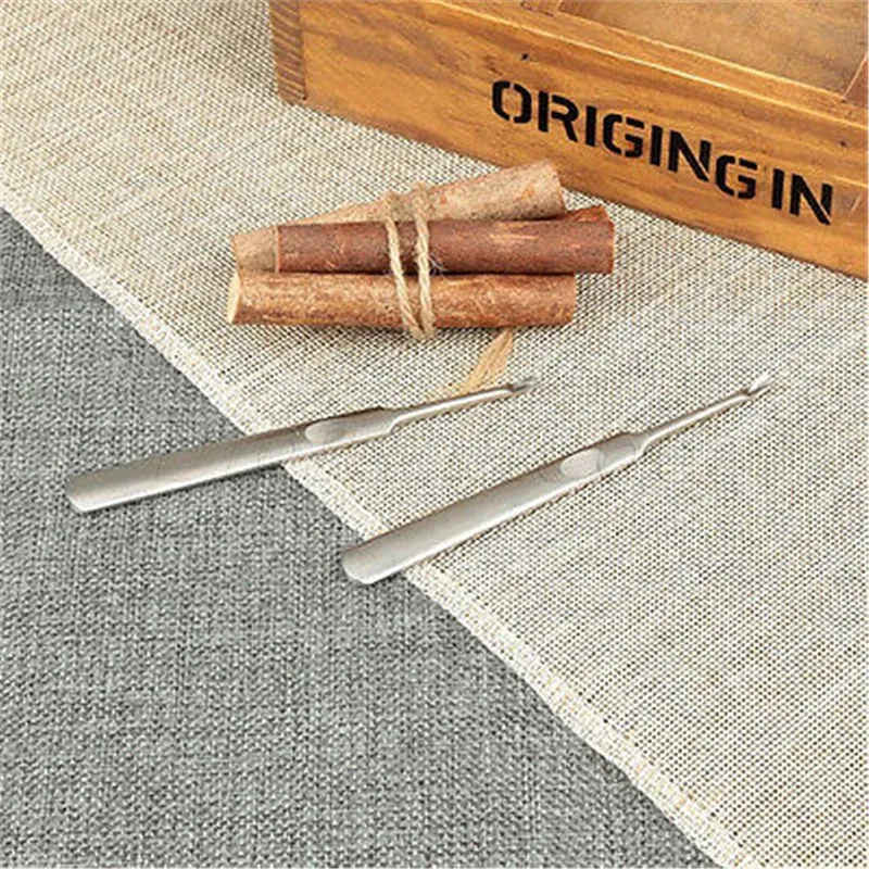 Kit de 2 outils pour cuir rainurage U et V biseautage