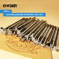 Kit de 20 outils de sculpture et poinçonnage cuir – 1