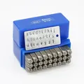Kit de 27 poinçons alphabet et chiffres pour cuir – Couleur 2mm