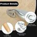Kit de 3 outils de gaufrage rouleaux pour cuir – 2