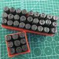 Kit de 36 poinçons alphabet et chiffres 2 à 5 mm – 3
