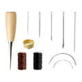 Kit de couture cuir 10 à 11 pièces pour réparation et bricolage – 1