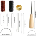 Kit de couture cuir 10 à 11 pièces pour réparation et bricolage – 6