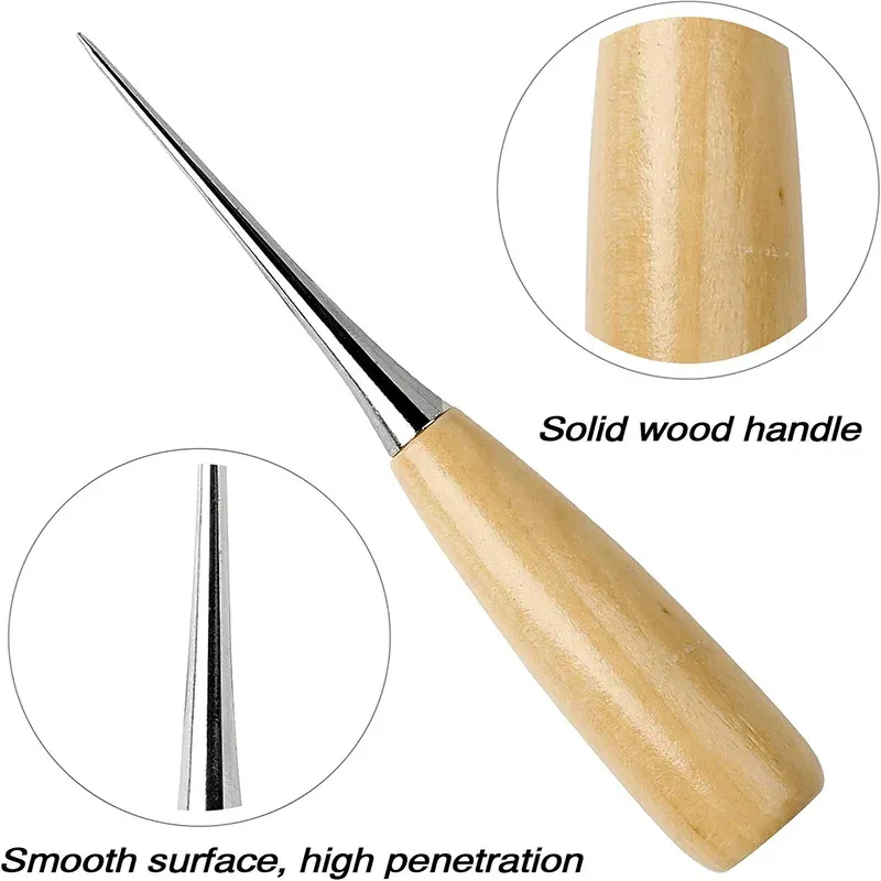 Kit de couture cuir 10 à 11 pièces pour réparation et bricolage