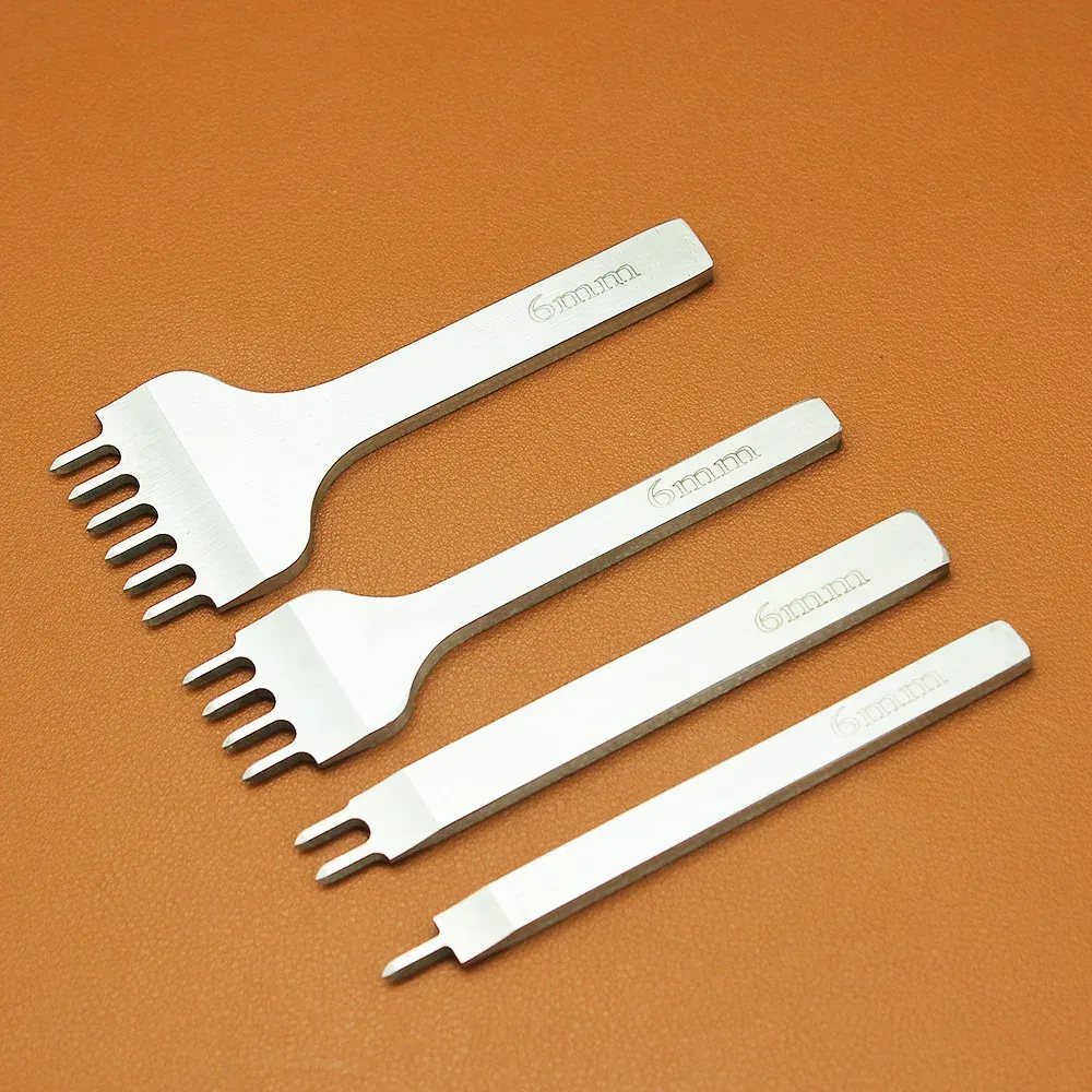 Kit de poinçons diamantés 3 à 6 mm pour cuir