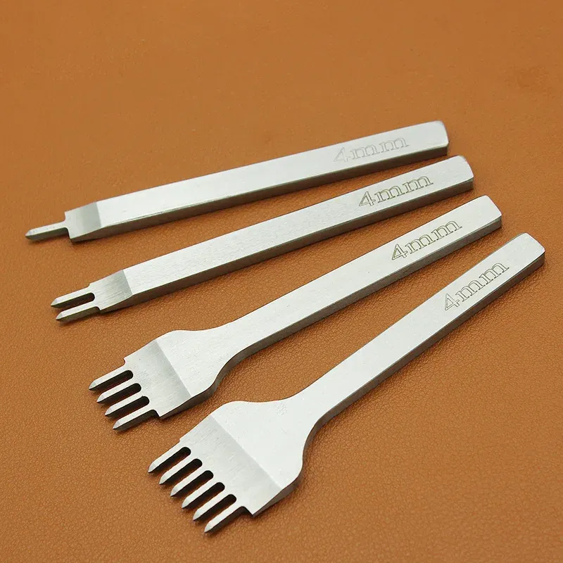 Kit de poinçons diamantés 3 à 6 mm pour cuir