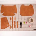 Kit fabrication sac bandoulière cuir similicuir et outils – 3