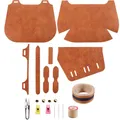 Kit fabrication sac bandoulière cuir similicuir et outils – Couleur material kit