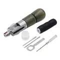 Kit fil poinçon cuir machine à coudre manuelle pour artisanat – Couleur Set A