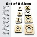 Kit matrices découpe cuir fleur – 2