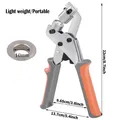 Kit œillets 6 à 10 mm, 100 pièces avec pince et perforateur – 6
