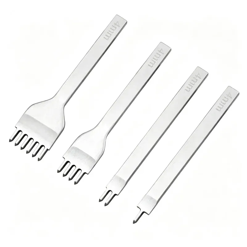 Kit outils couture cuir avec fil ciré et poinçon