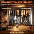 Kit outils cuir 23 pièces couture et réparation – 4