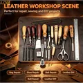 Kit outils cuir 23 pièces couture et réparation – 6