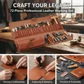 Kit outils cuir 72 pièces avec sac de rangement portable – 7