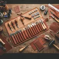 Kit outils cuir 92 pièces avec sac de rangement portable – 1