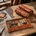 Kit outils cuir 92 pièces avec sac de rangement toile – 1
