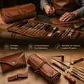 Kit outils cuir 92 pièces avec sac de rangement toile – 2