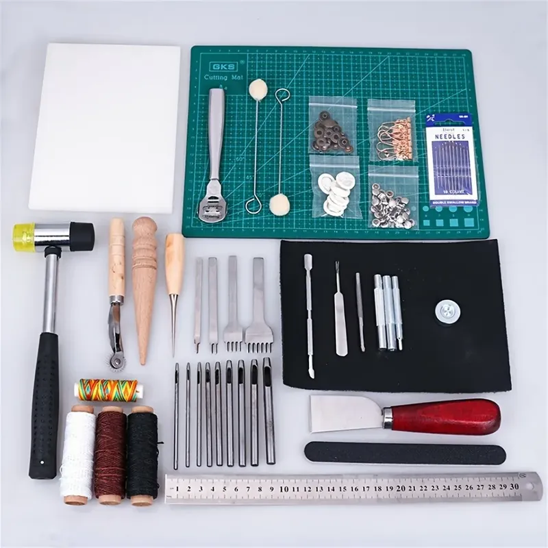 Kit outils cuir marquage tapis découpe bricolage