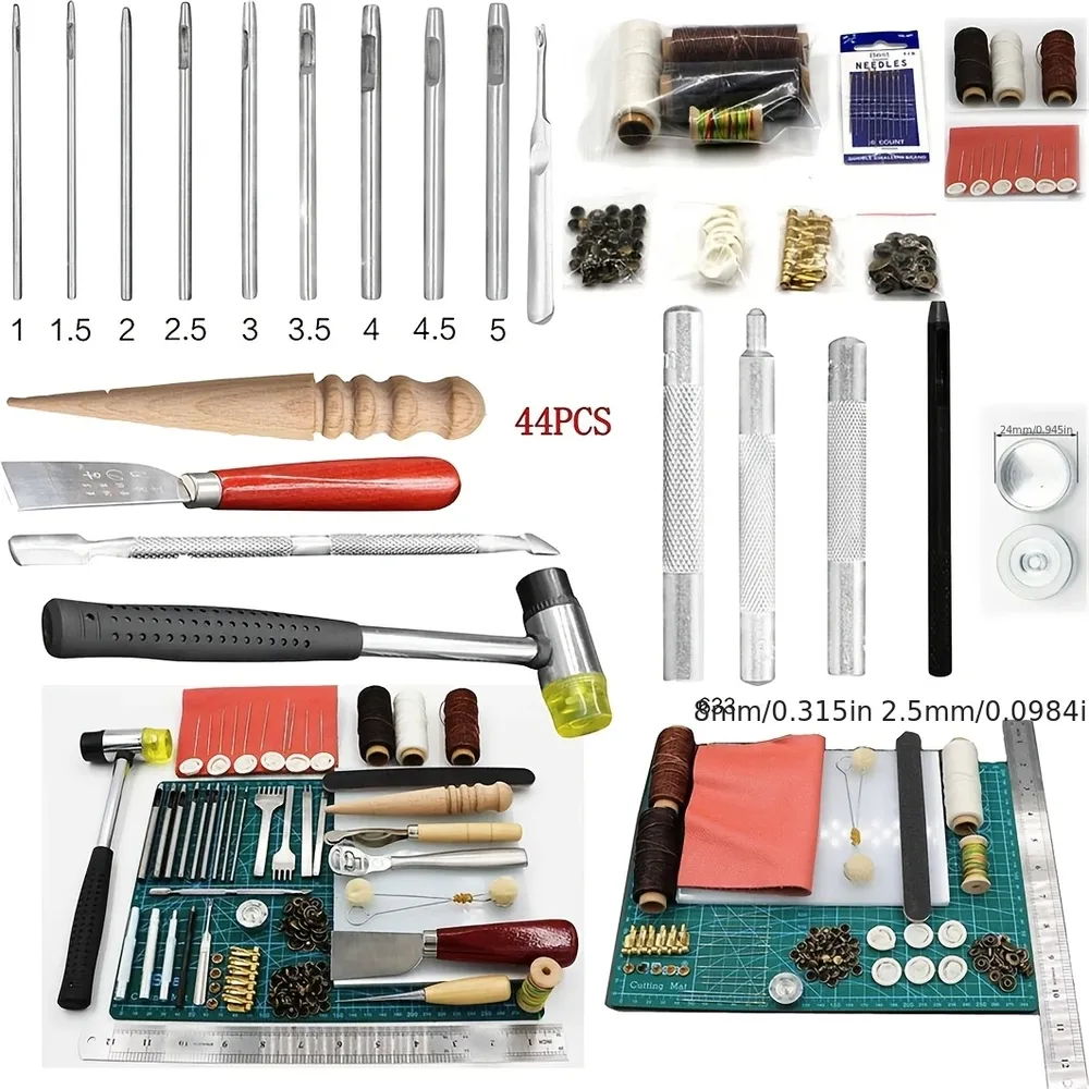 Kit outils cuir marquage tapis découpe bricolage