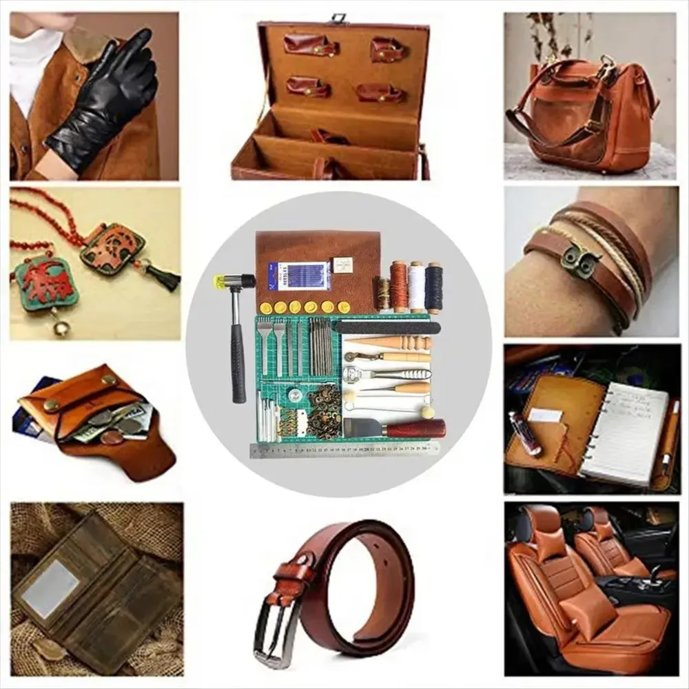 Kit outils cuir marquage tapis découpe bricolage
